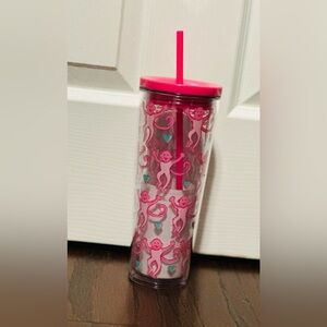 Starbucks Roller Rabbit Tumbler with Straw